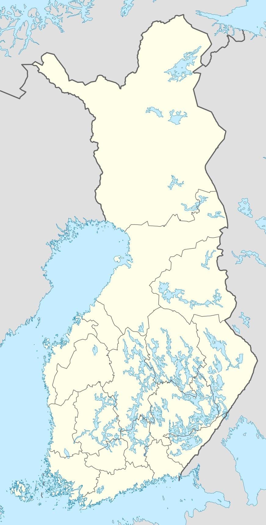 Finland mapa ng lokasyon