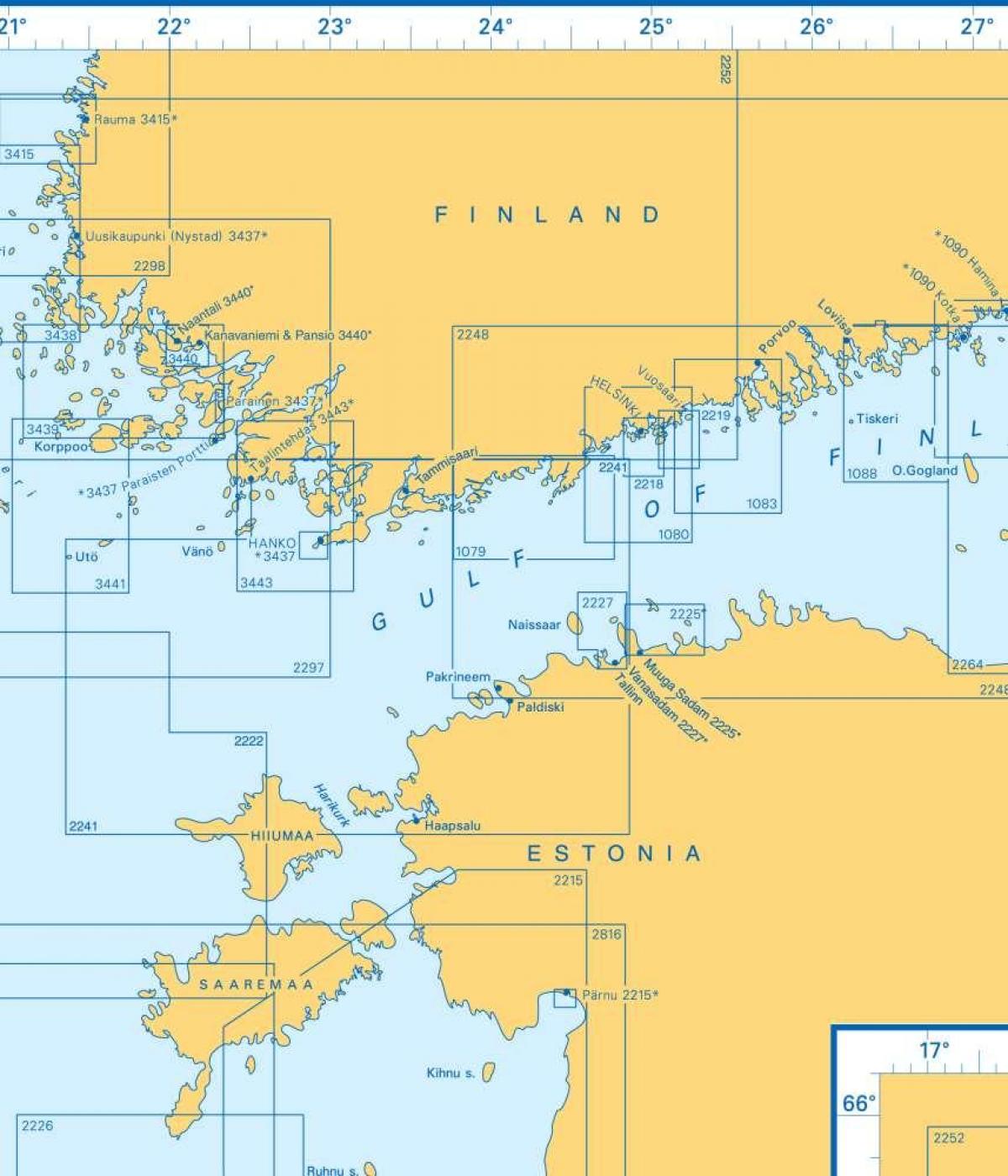 Mapa ng gulf of Finland