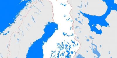 Mapa ng Finland balangkas
