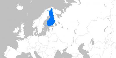 Finland sa mapa ng europa