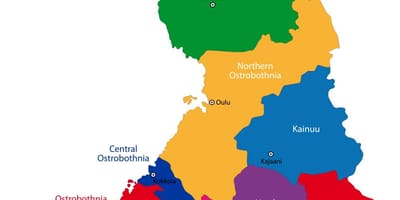 Finland lalawigan sa mapa
