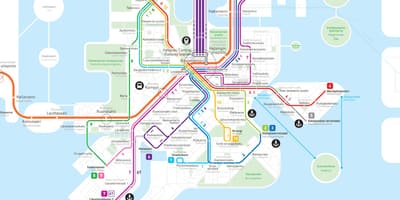 Mapa ng Finland metro