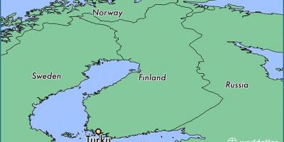 Mapa ng turku Finland